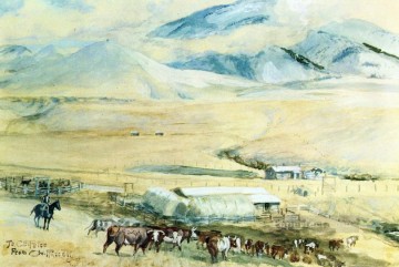 怠惰なチャールズ マリオン ラッセル 1905 年 Oil Paintings